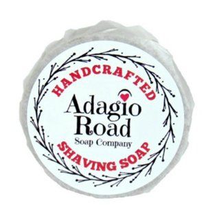 NIP- Men's Kokum Tallow Goatmilk Shaving Soap Puck, Sea Salt & Driftwood